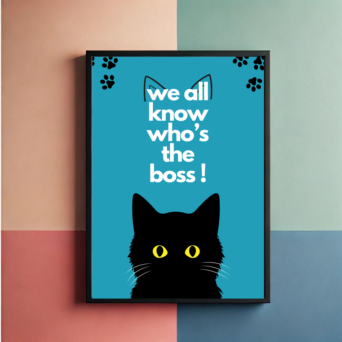 Who's The Boss Wall Art Poster