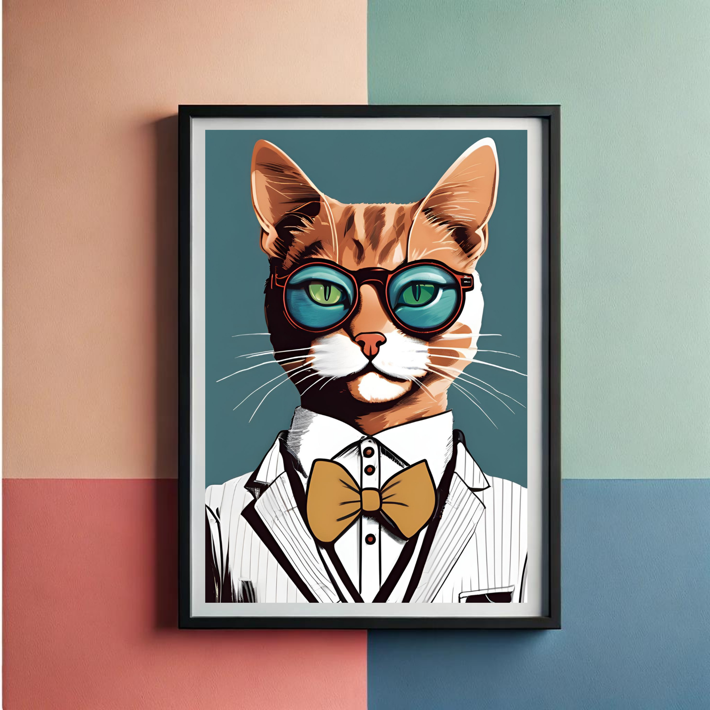 Boss Cat Wall Art Poster