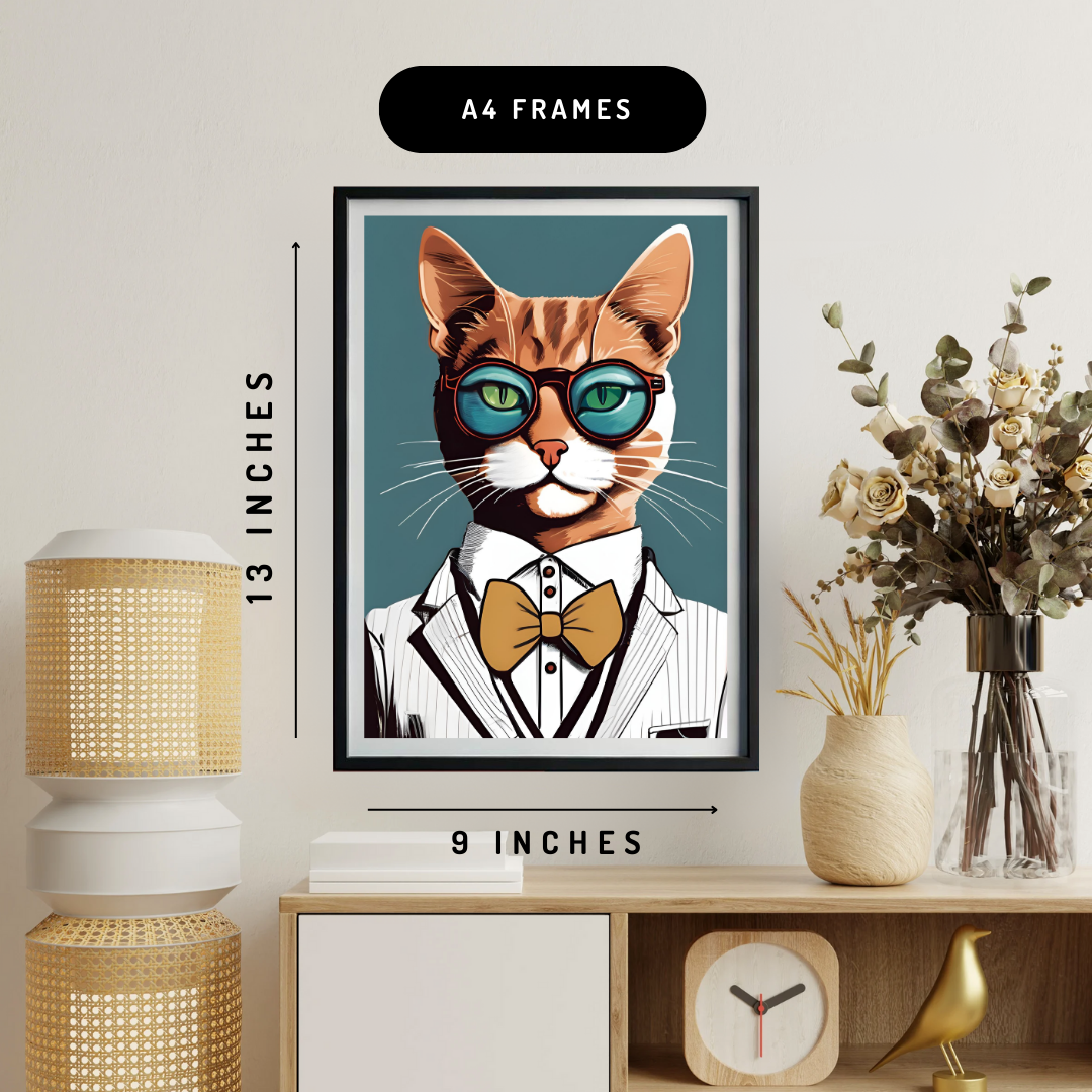 Boss Cat Wall Art Poster