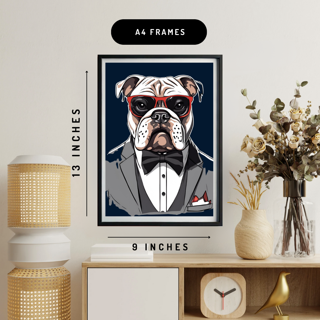 Boss Dog Wall Art Poster