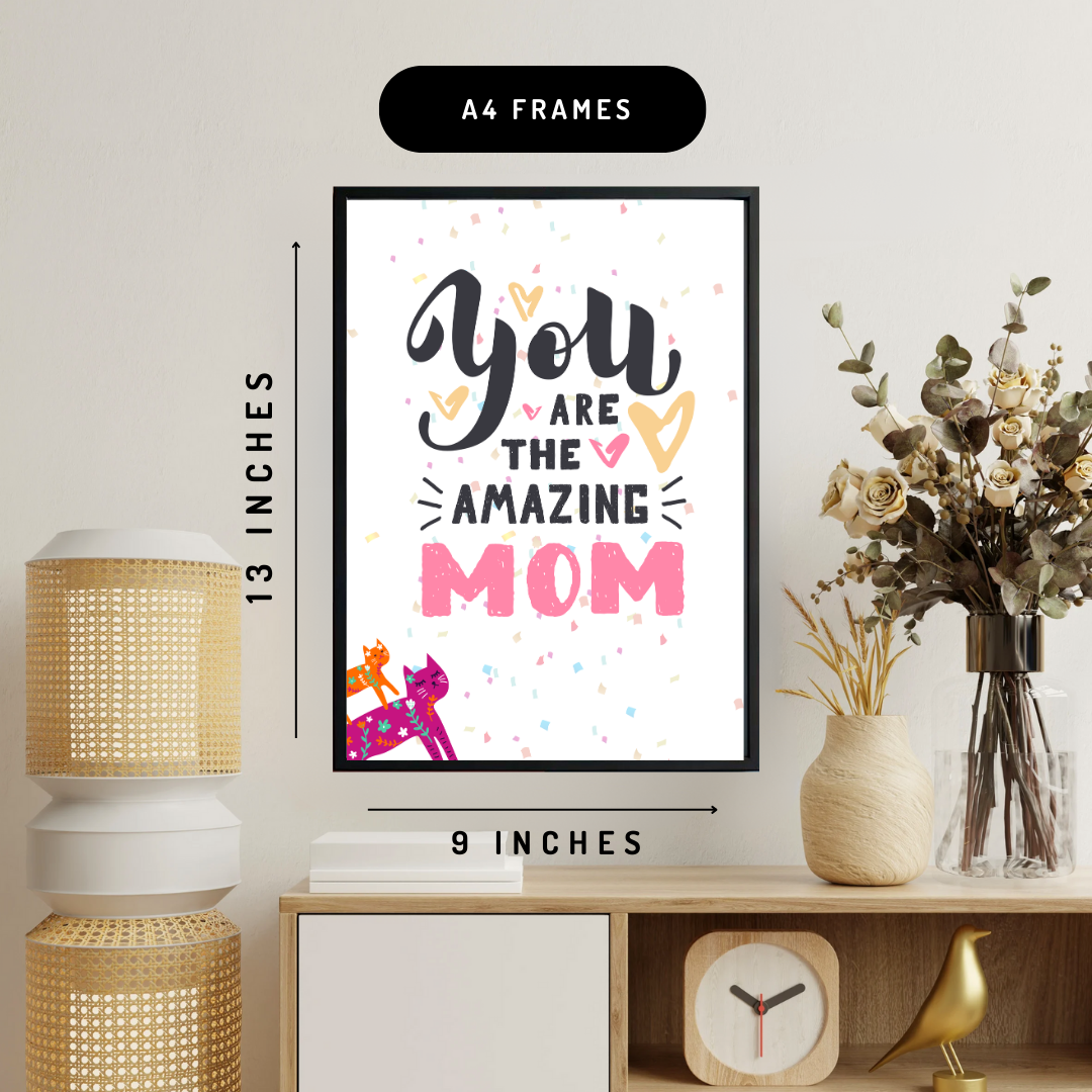 Amazing Mom Wall Art Poster
