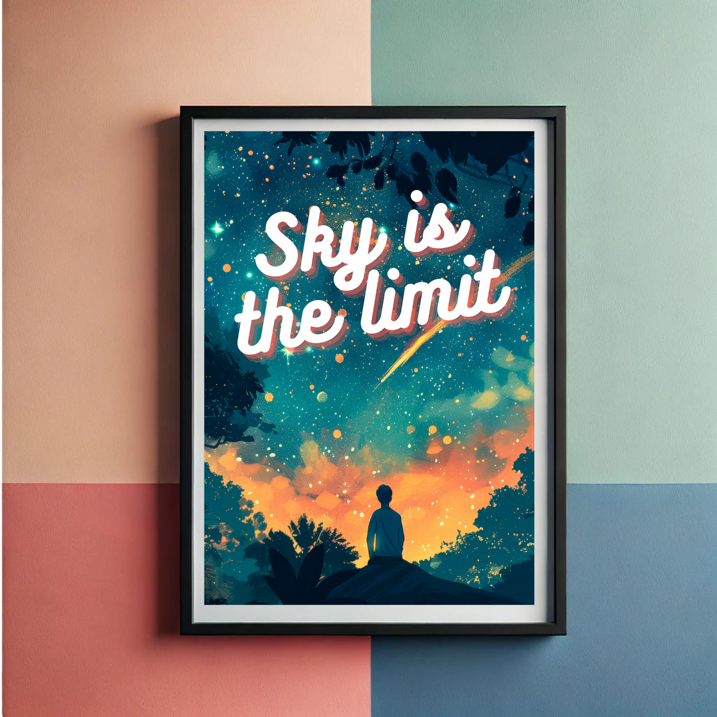 Sky Is The Limit Wall Art Poster