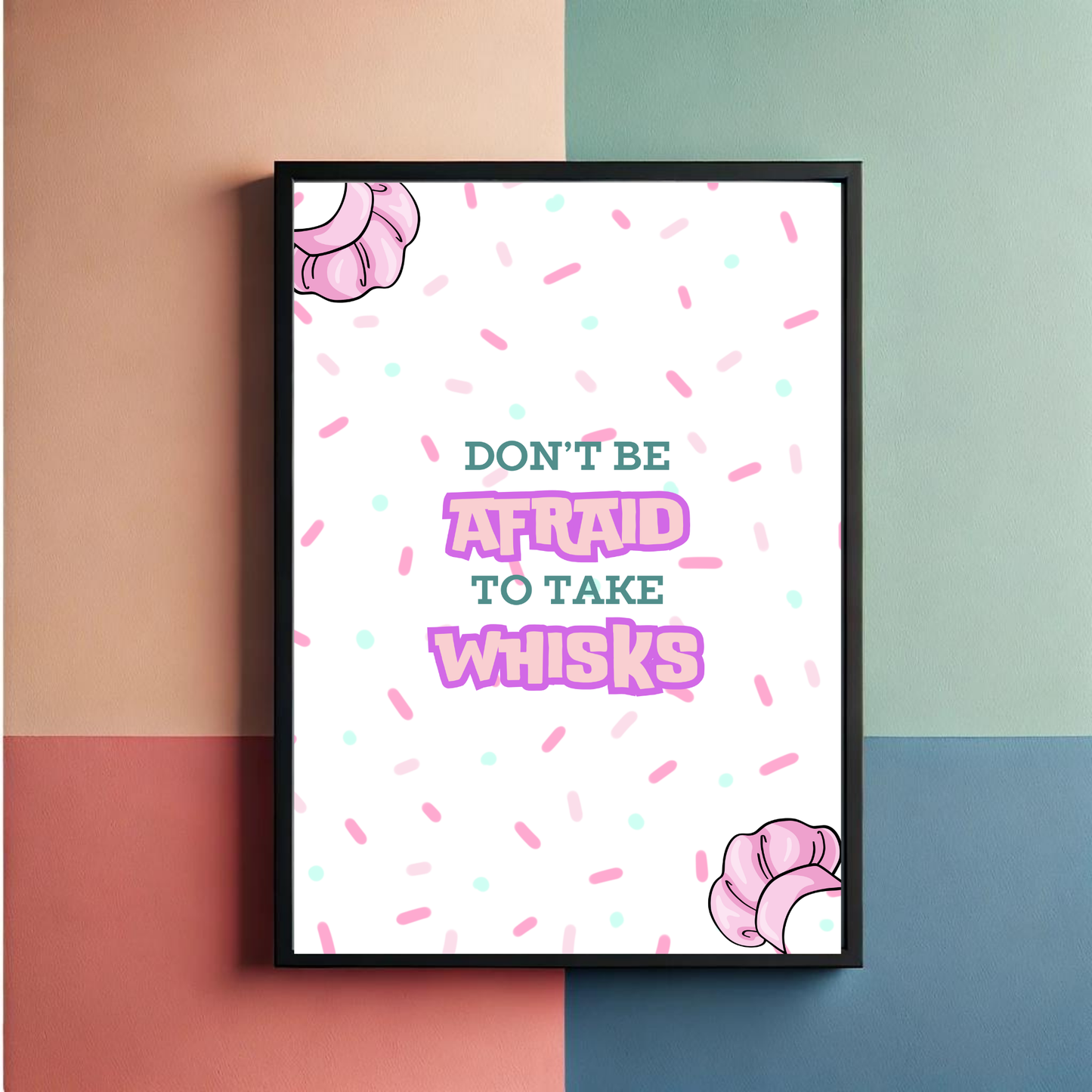 Baking Queen Set of 3 Wall Art Posters