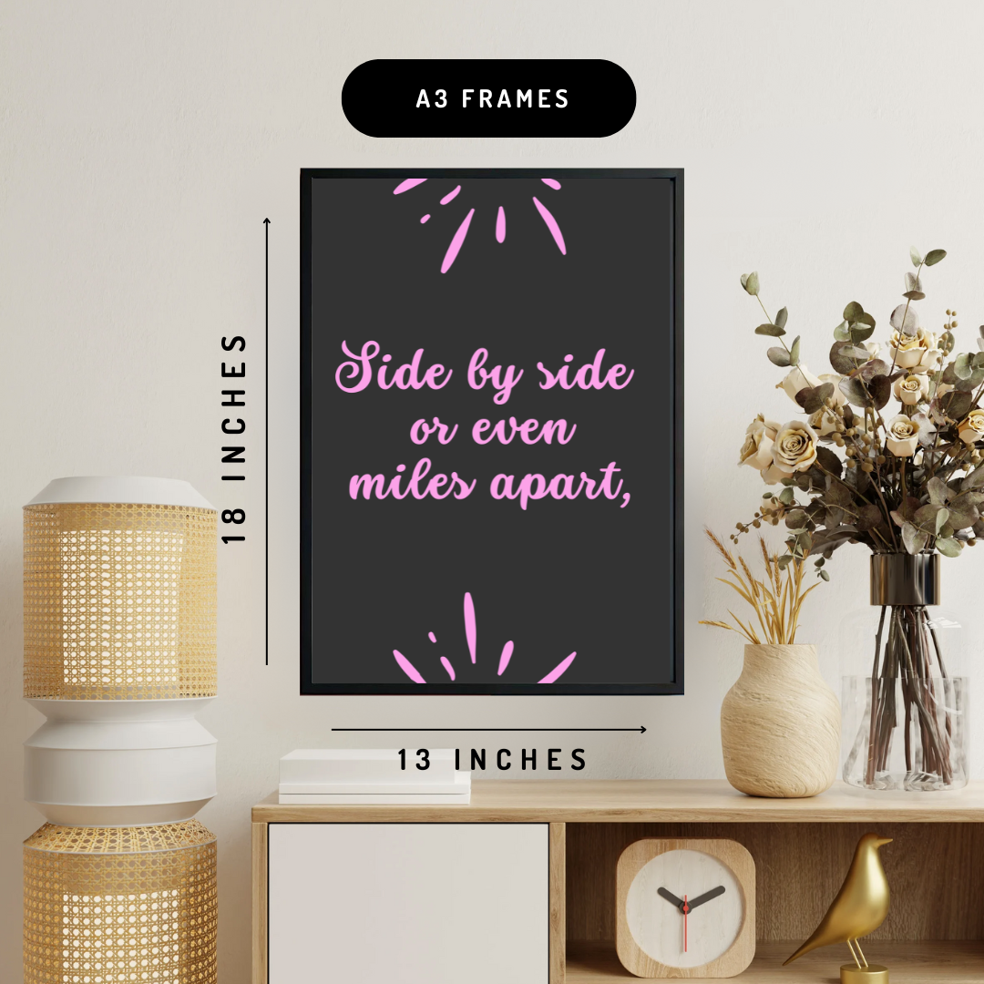 Sisters Are Connected Wall Art Posters