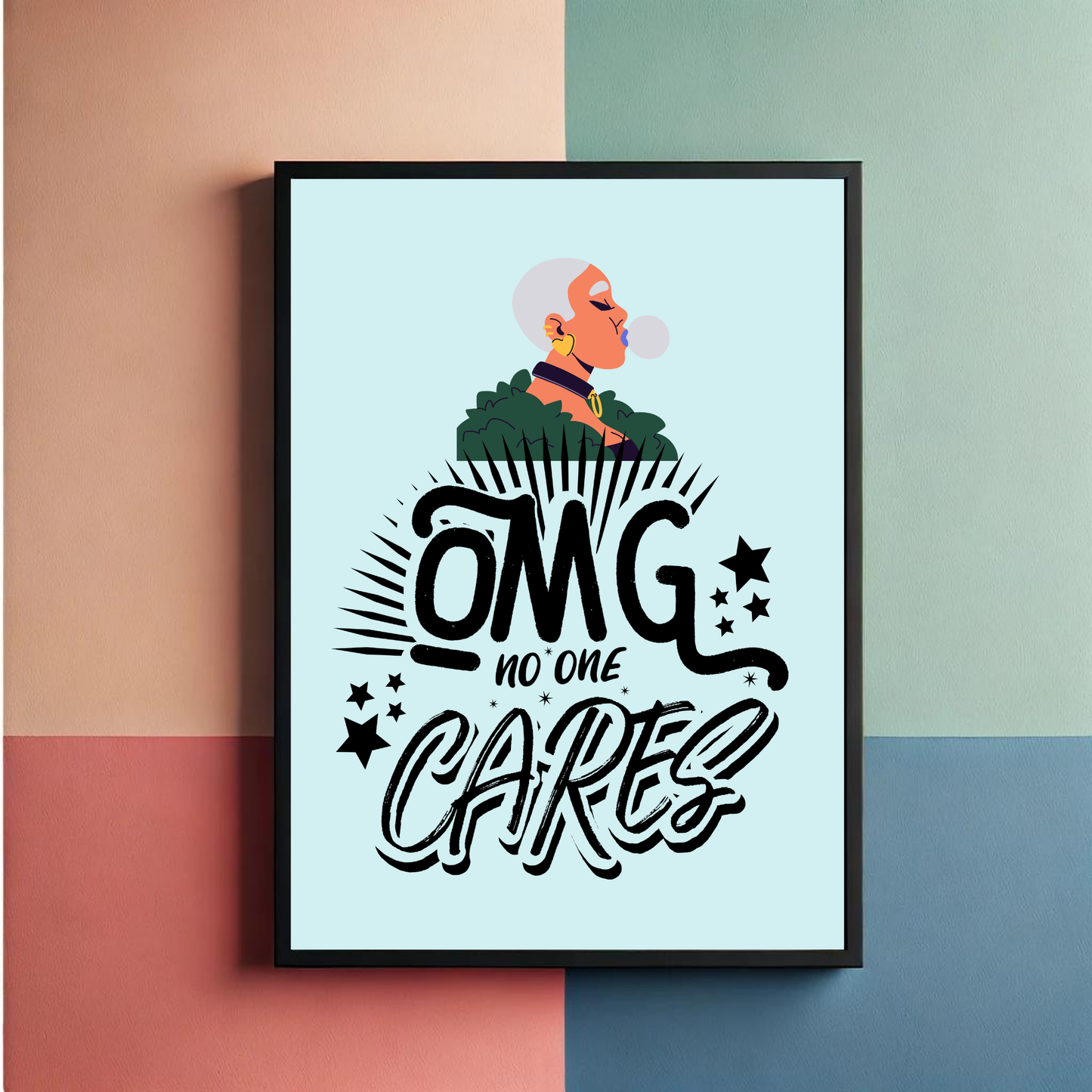 Carefree Wall Art Poster