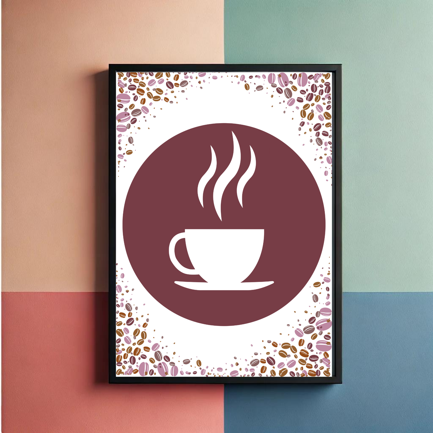 Life Begins After Coffee Set of 3 Wall Art Posters