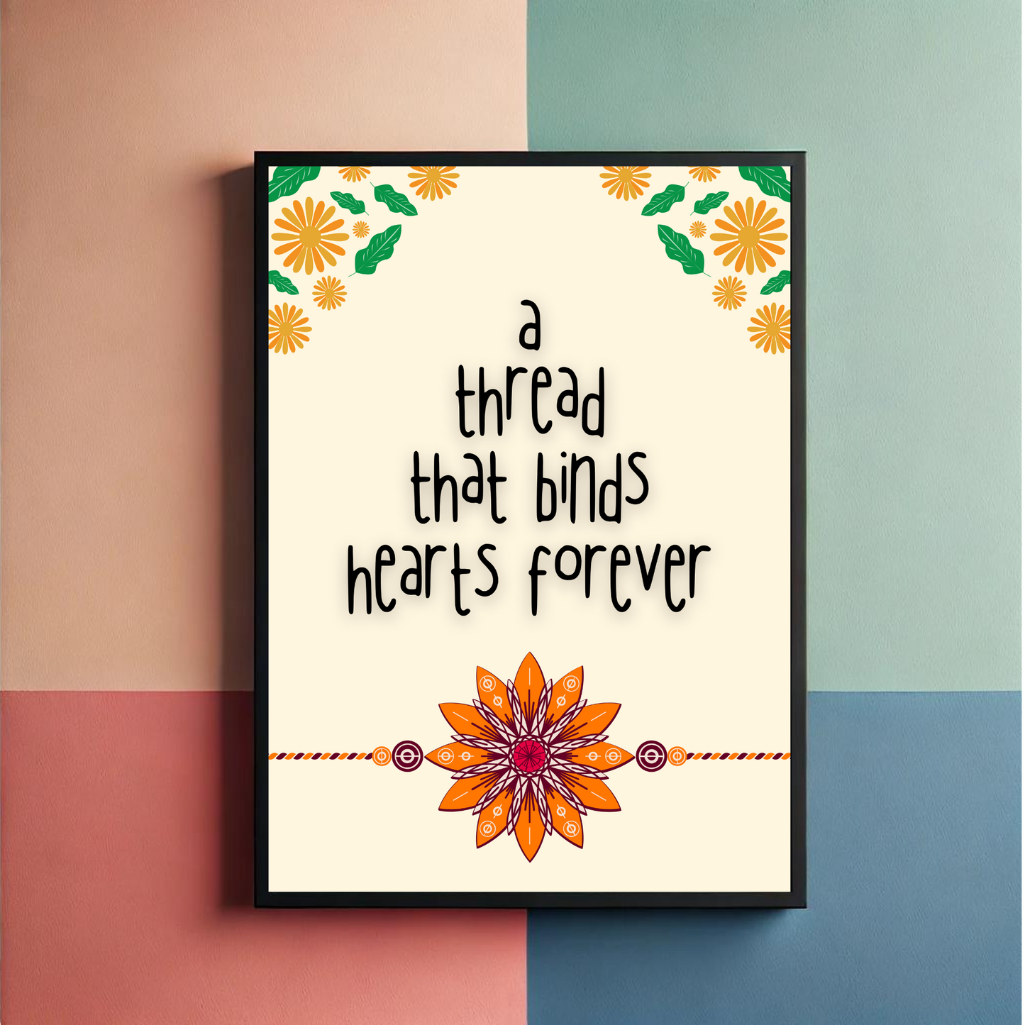 Thread Of Love Wall Art Poster