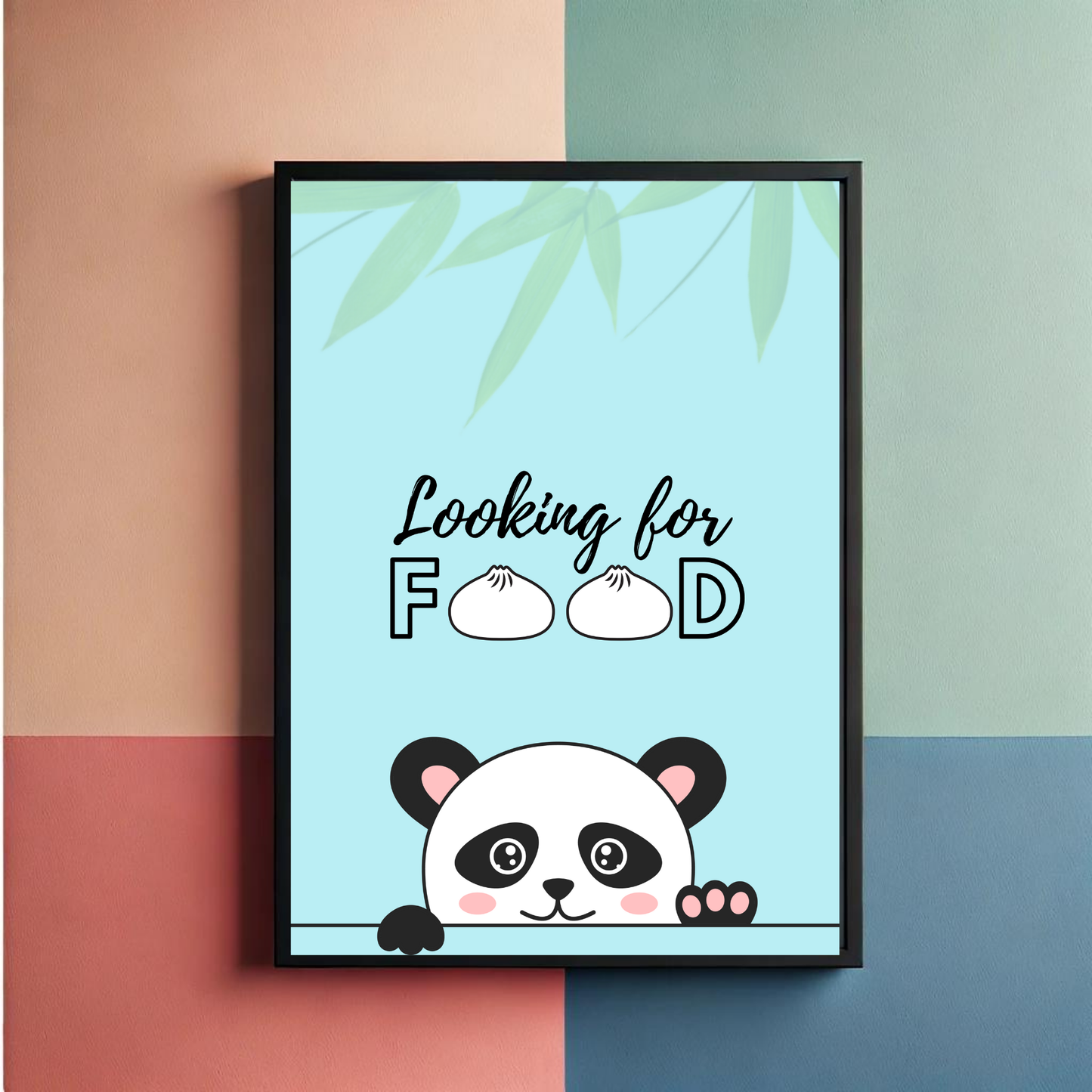 Food Panda Wall Art Poster
