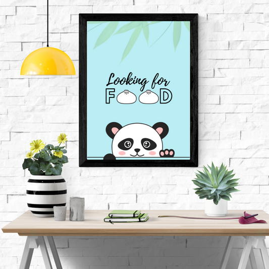 Food Panda Wall Art Poster