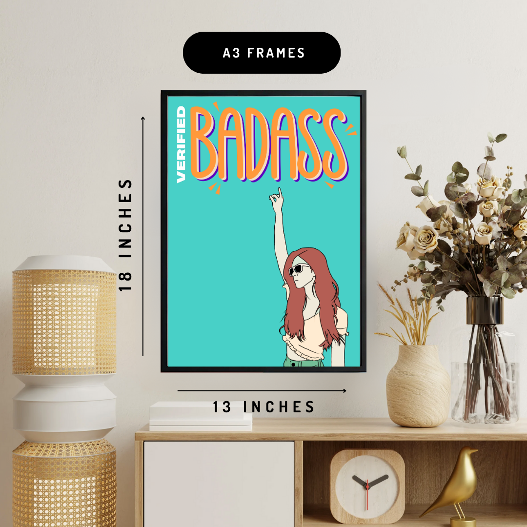 Badass Wall Art Poster