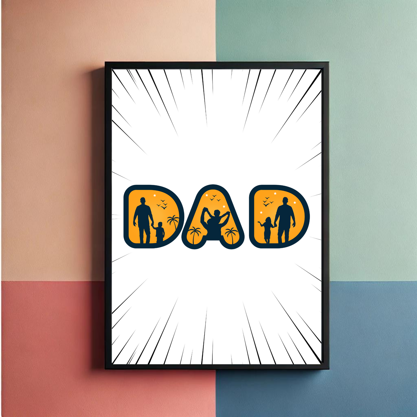 Dad Love Wall Art Posters