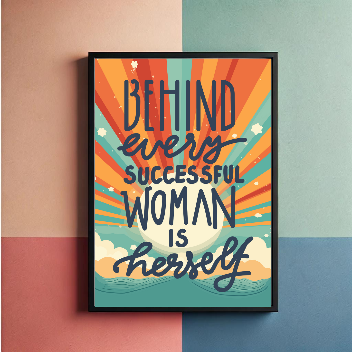Successful Woman Wall Art Poster
