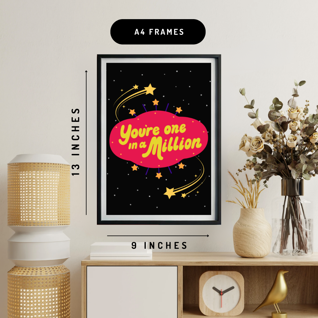 One In A Million Wall Art Poster