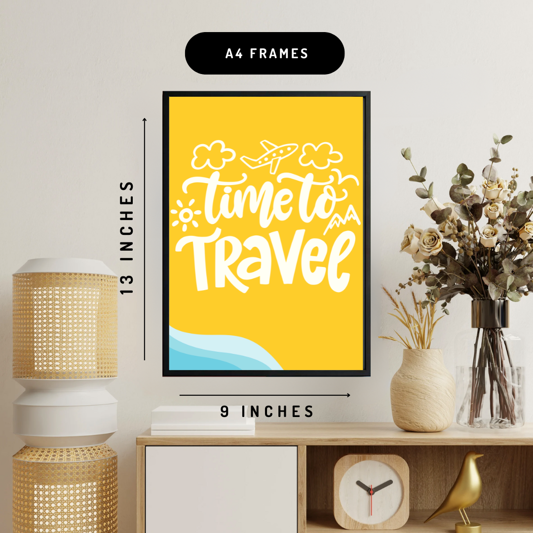 Time To Travel Wall Art Posters