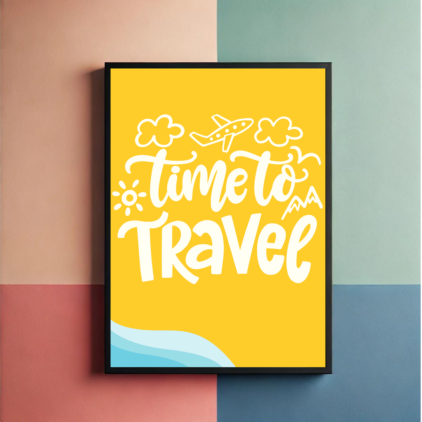 Time To Travel Wall Art Posters