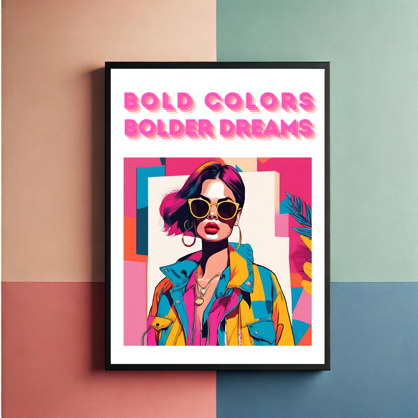 Bold And Colorful Dreams Wall Art Poster