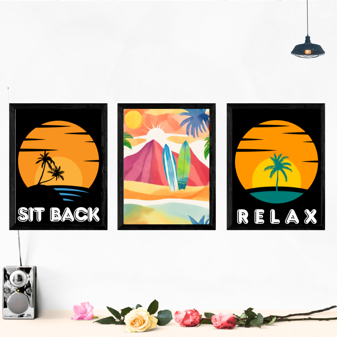 Sit Back And Relax Wall Art Posters