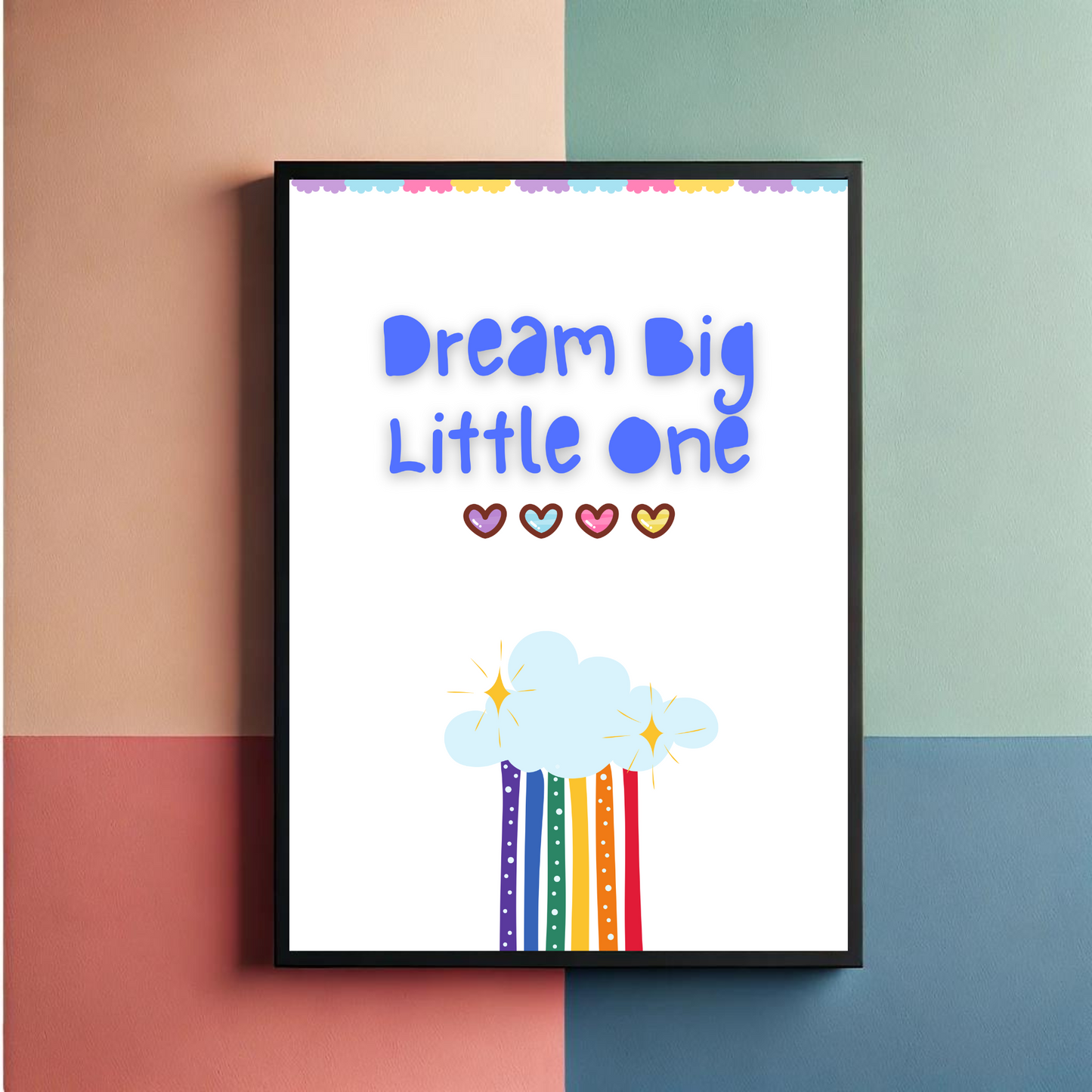 Dream Big And Shine Wall Art Posters