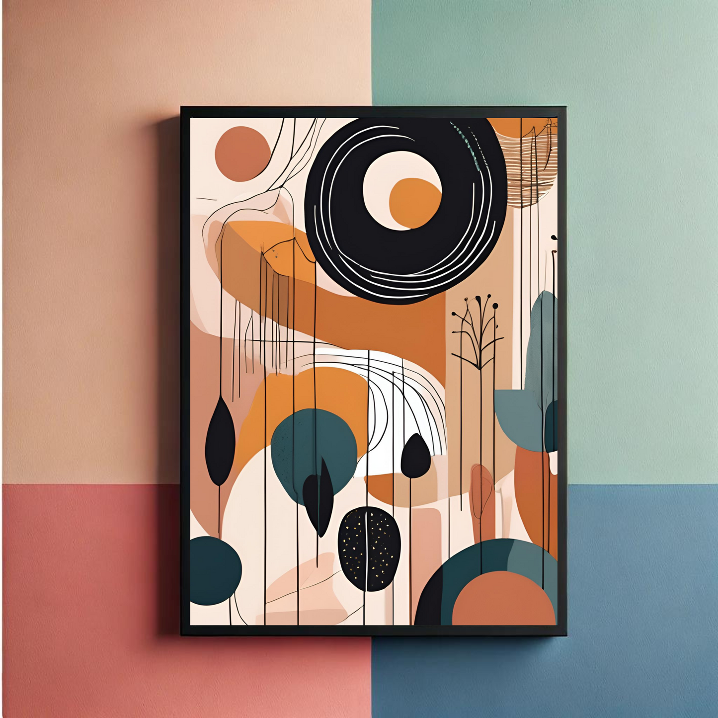 Bohemian Windchimes Wall Art Posters