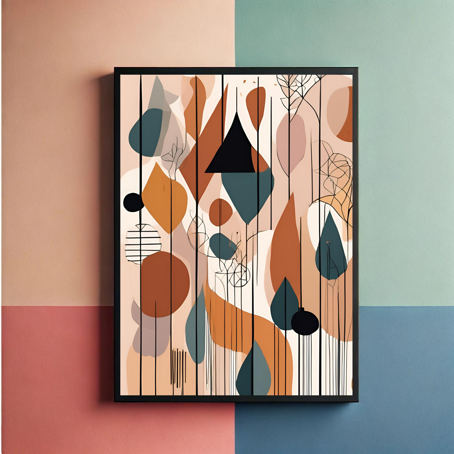 Bohemian Windchimes Wall Art Posters