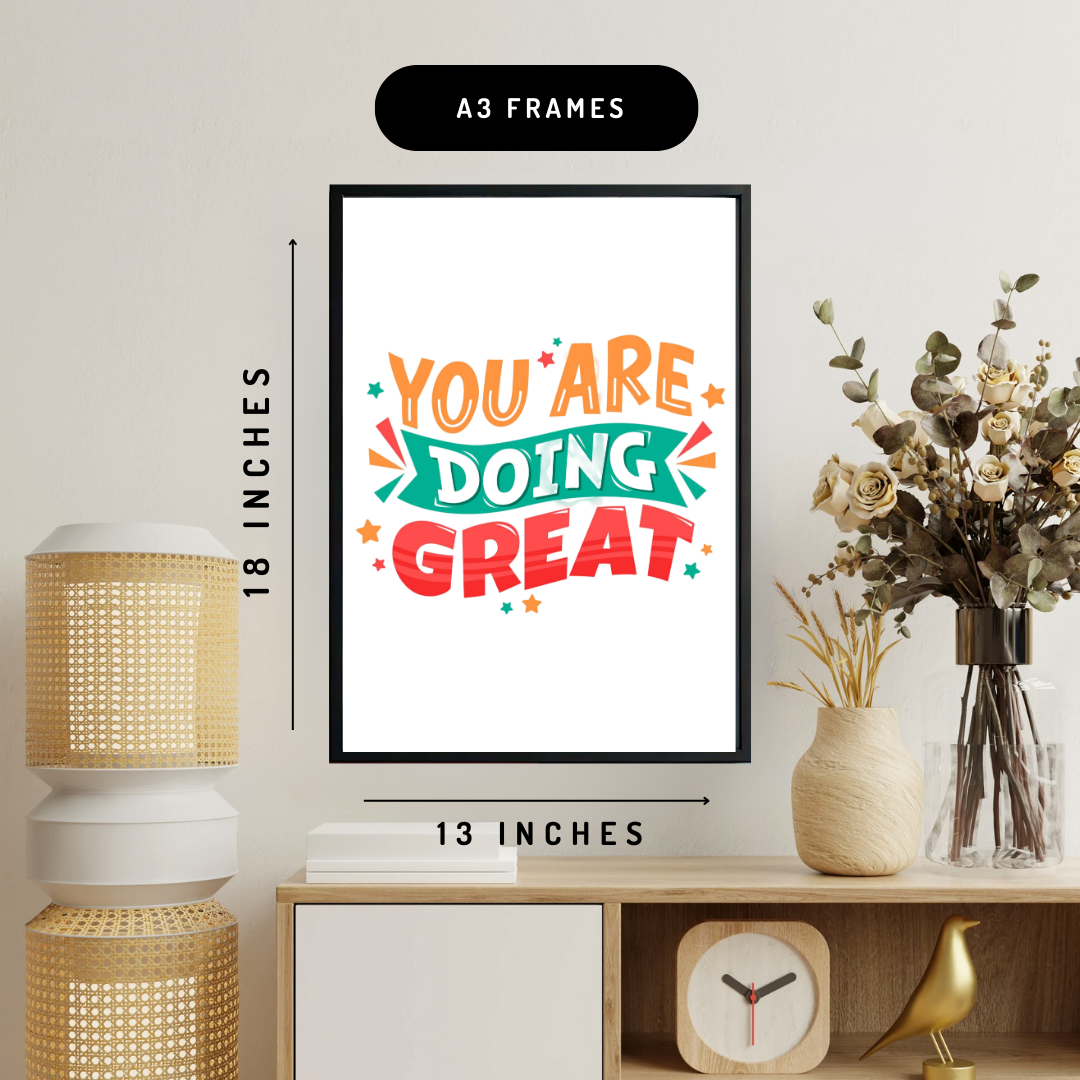 Doing Great Wall Art Poster
