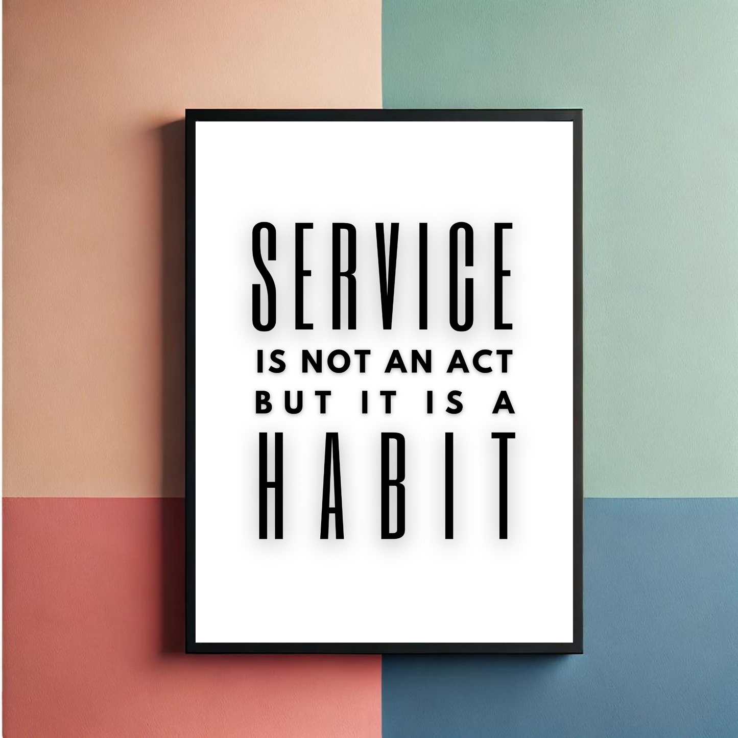 Quality In Customer Service Wall Art Posters