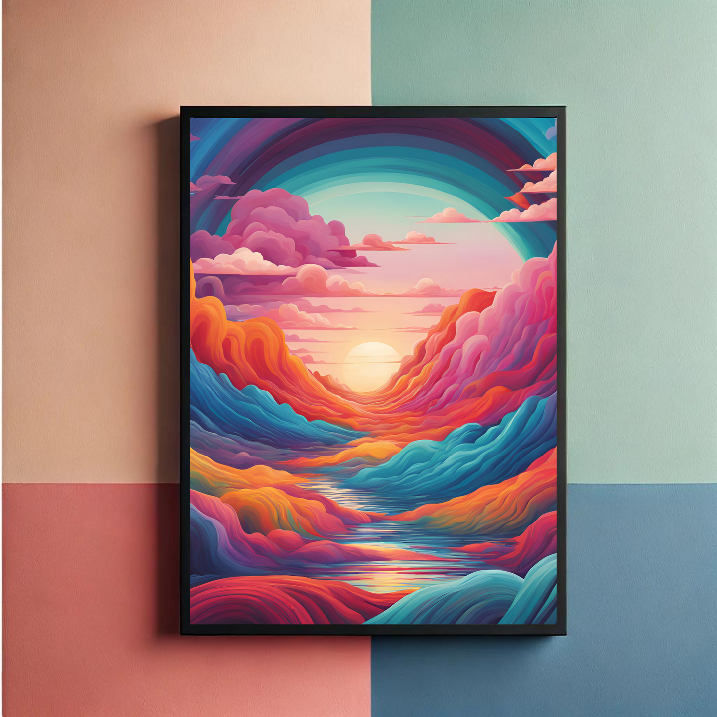 Infinity Contemporary Wall Art Posters