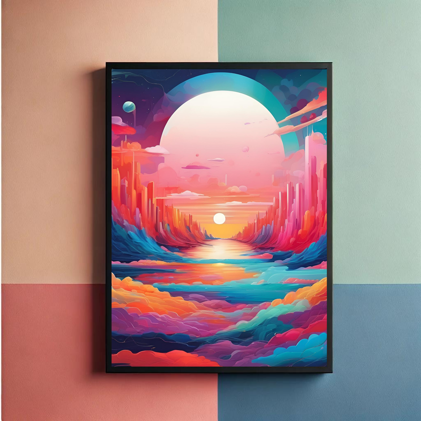 Infinity Contemporary Wall Art Posters