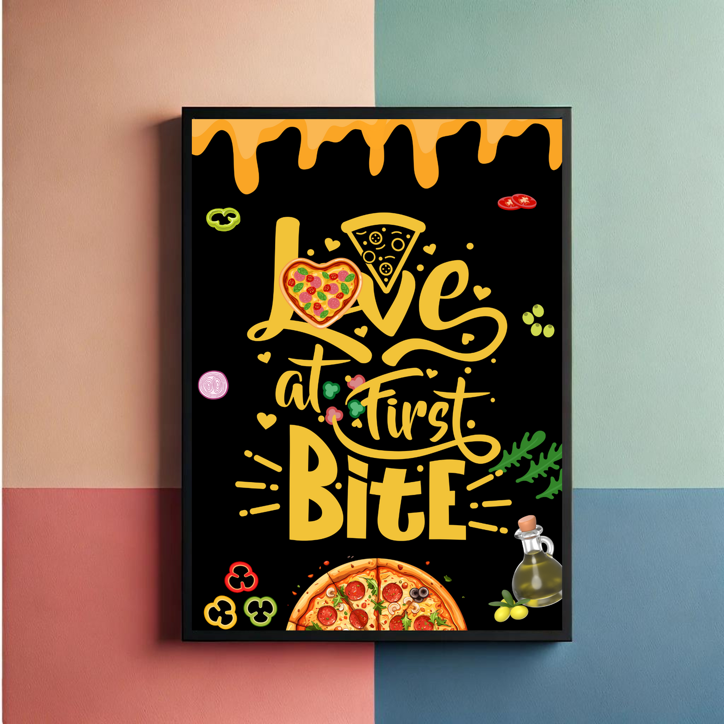 My Pizza My Rules Wall Art Posters