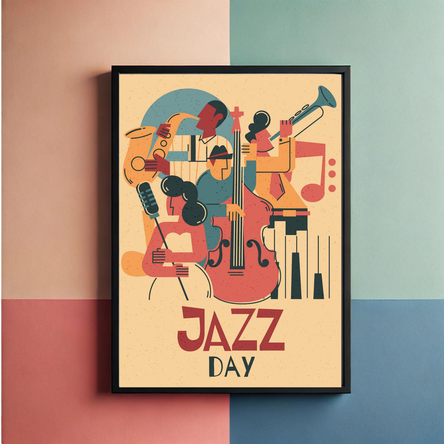 Jazz Day Wall Art Poster