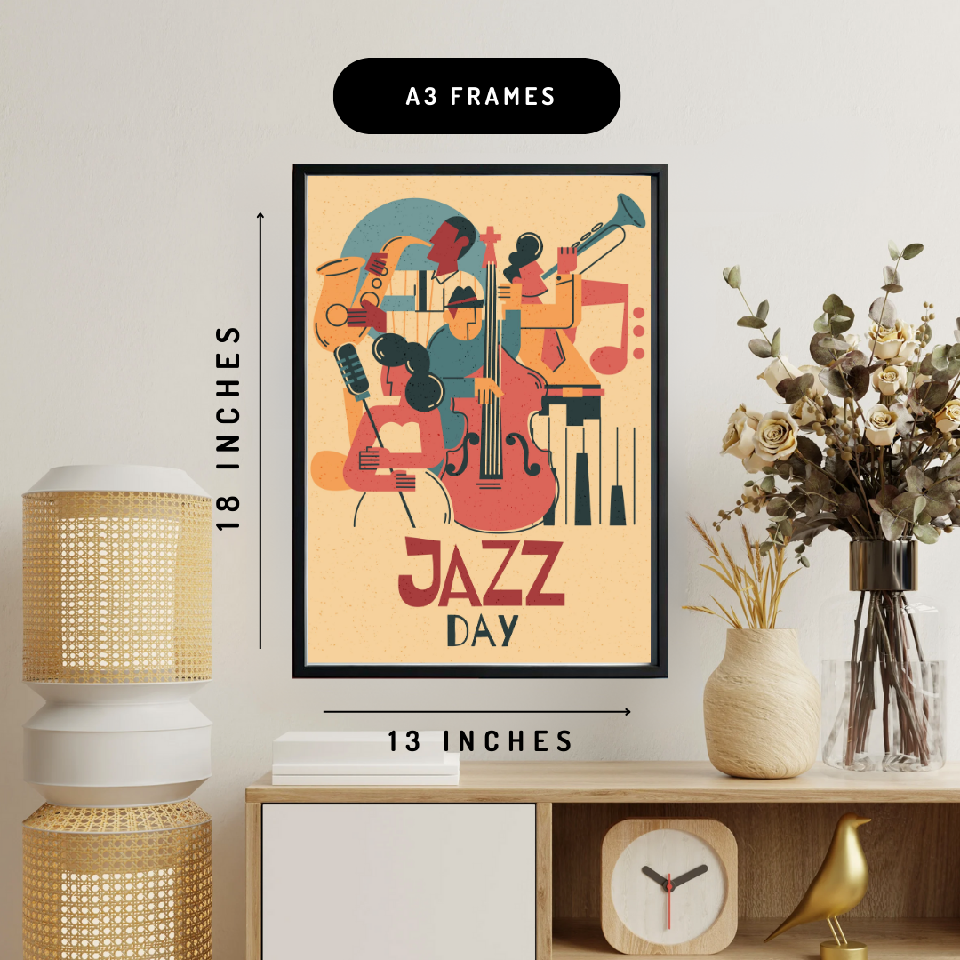 Jazz Day Wall Art Poster