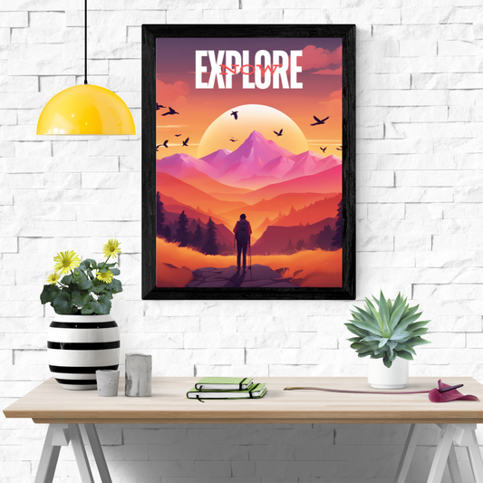 Explore Wall Art Poster