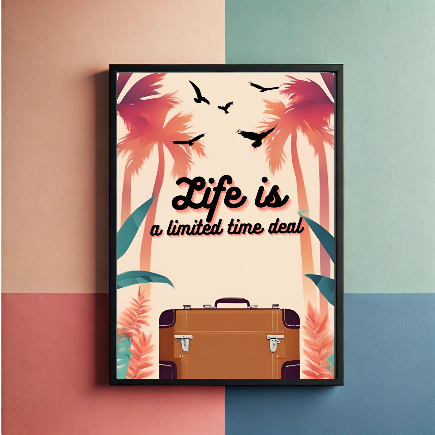 Explore & Live Life Set Of 3 Wall Art Posters