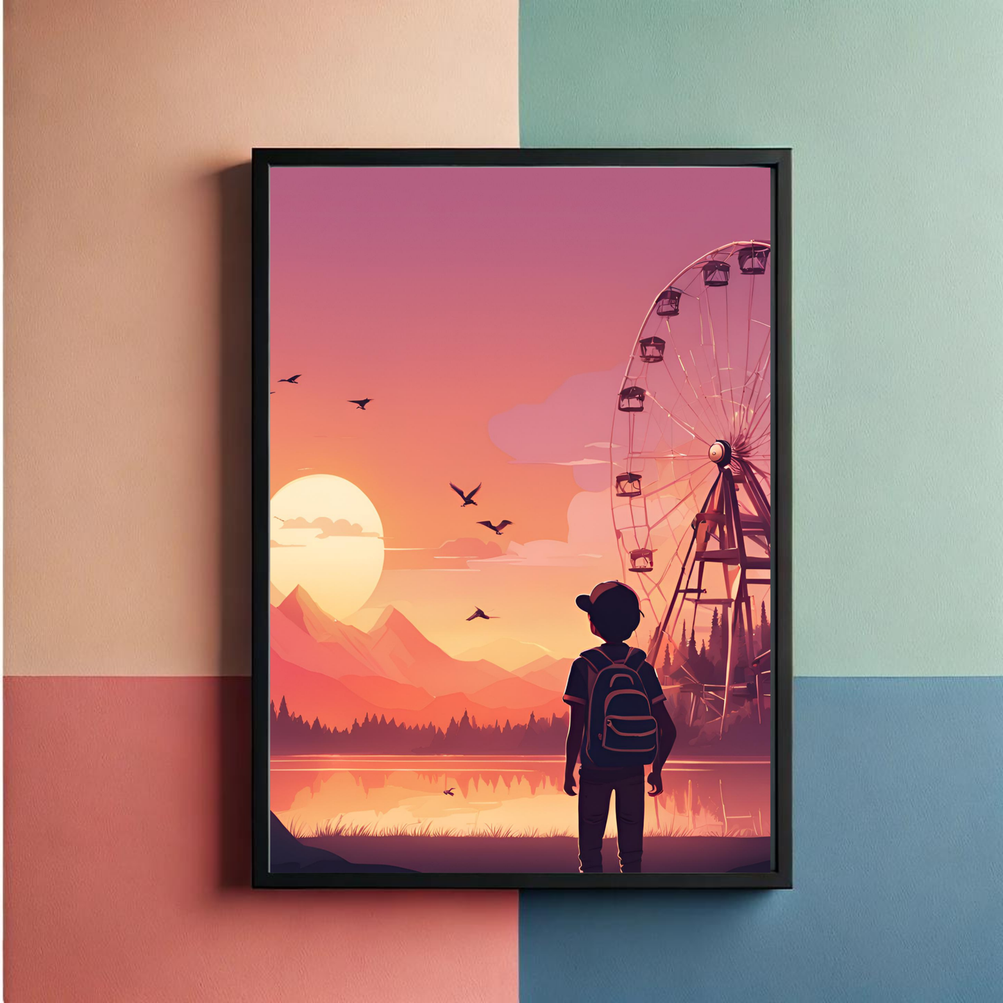 Explore & Live Life Set Of 3 Wall Art Posters