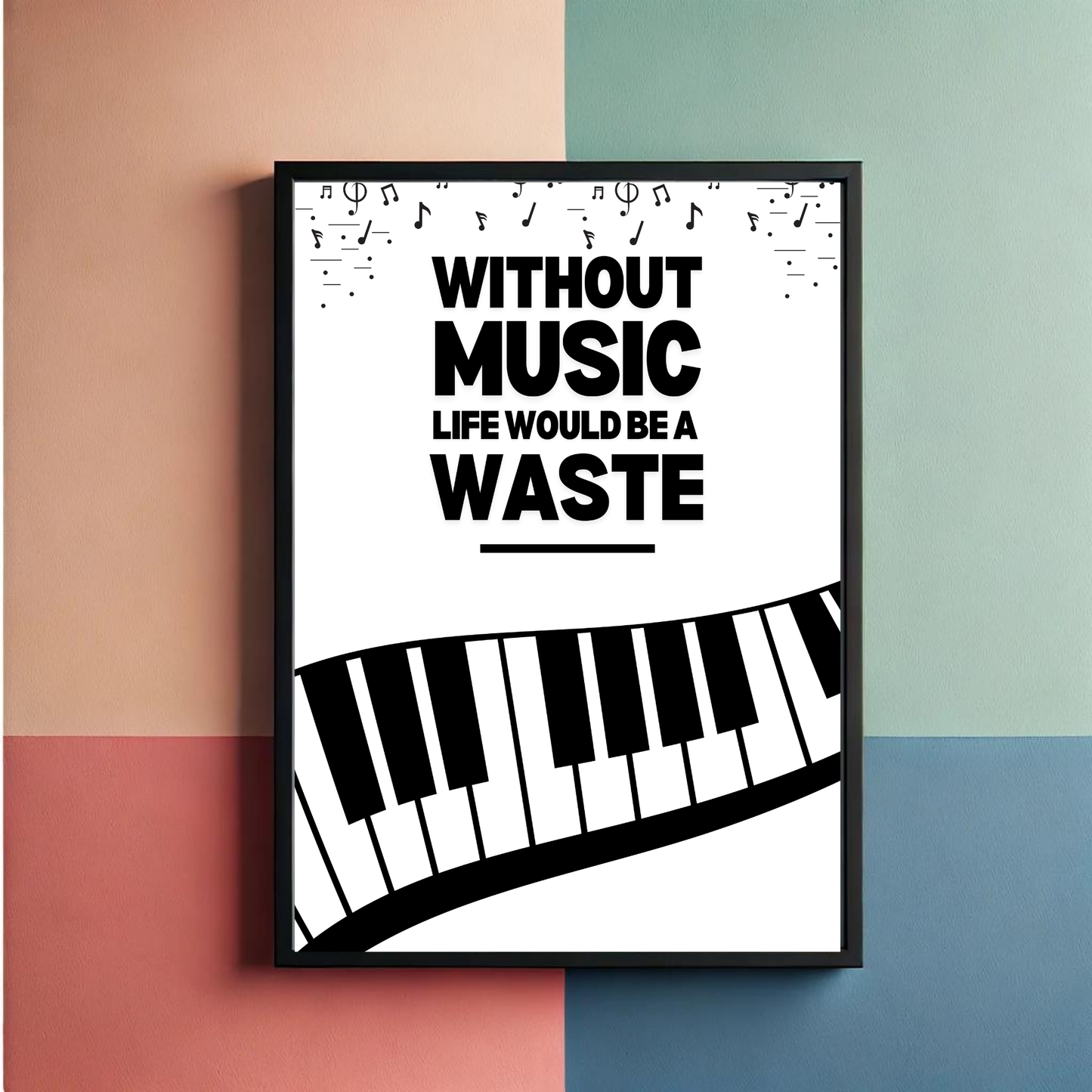 Love For Music Wall Art Poster