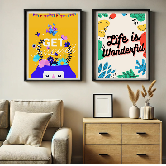Infuse your Home with Positivity: Decorating with Good Vibes Wall Art