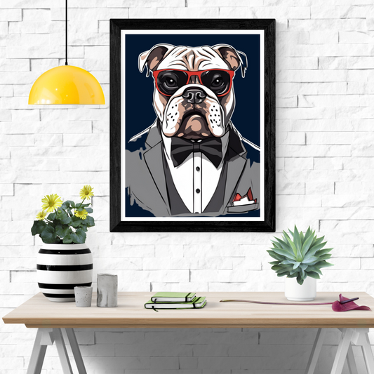 Boss Dog Wall Art Poster