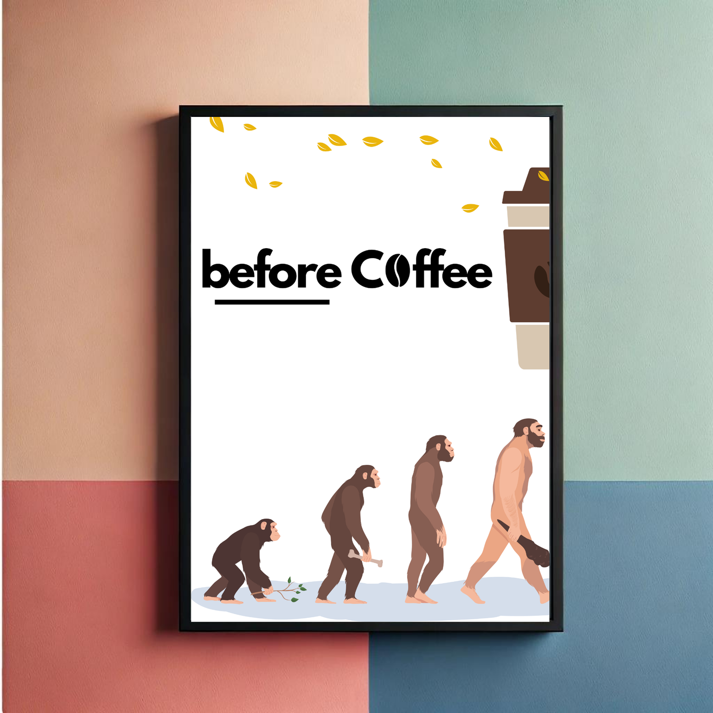After Coffee Set Of 2 Wall Art Posters