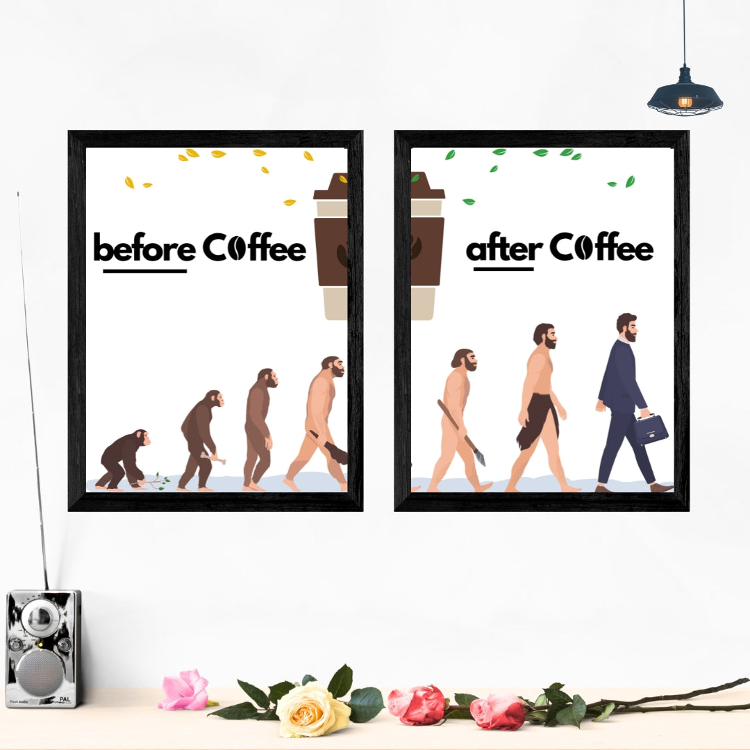 After Coffee Set Of 2 Wall Art Posters