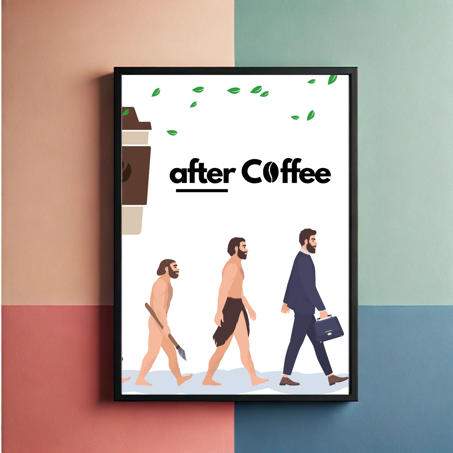 After Coffee Set Of 2 Wall Art Posters