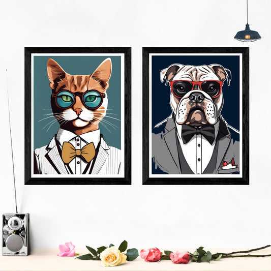 Boss Pet Set of 2 Wall Art Posters