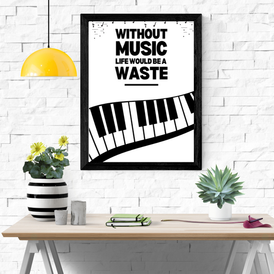Love For Music Wall Art Poster