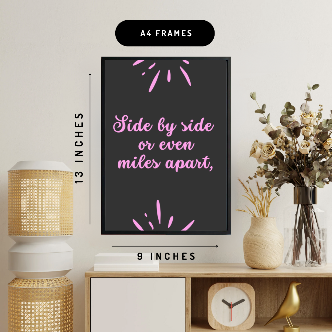Sisters Are Connected Wall Art Posters