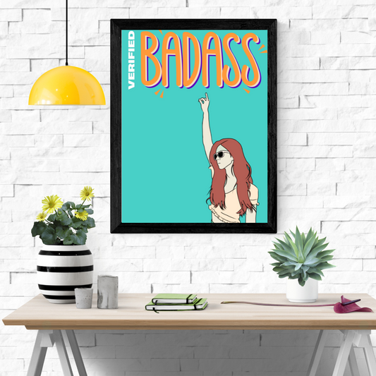 Badass Wall Art Poster