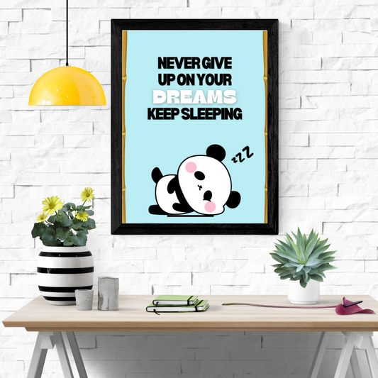 Dreamy Panda Wall Art Poster