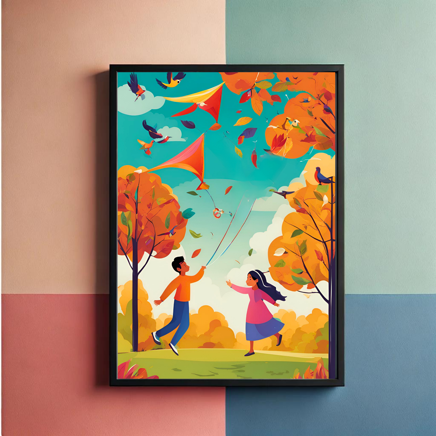 Brother Sister Love Wall Art Posters