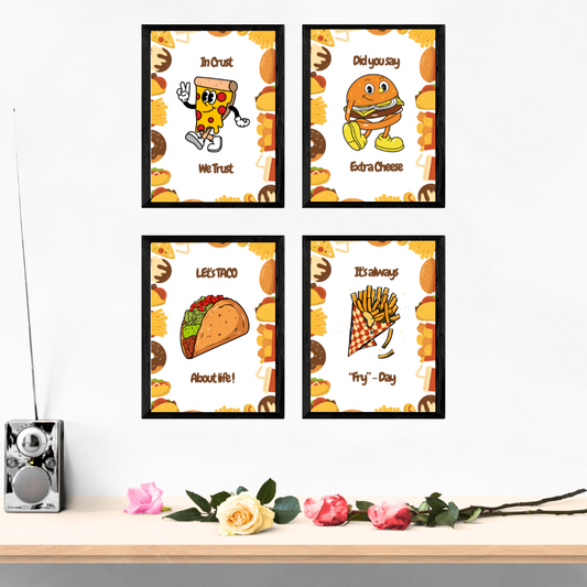 Food is Love Wall Art Posters
