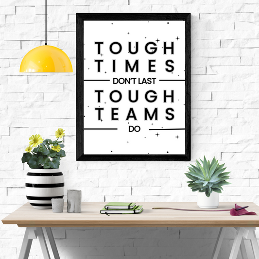 Tough Team Wall Art Poster