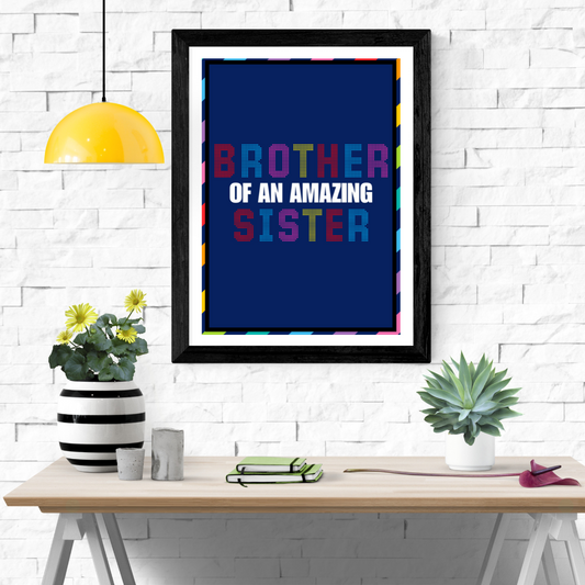 Amazing Sister Wall Art Poster