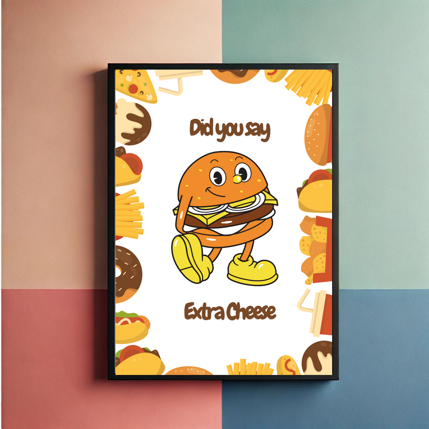 Food is Love Wall Art Posters